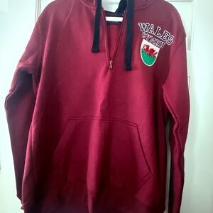 Wales Cymru Maroon Hoodie